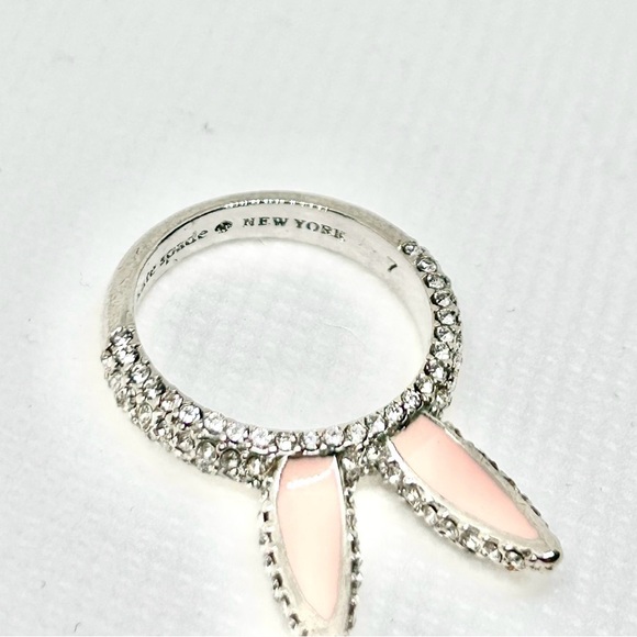 Kate Spade Make Magic Rabbit Ears Cocktail Ring Size 7 - Picture 6 of 6